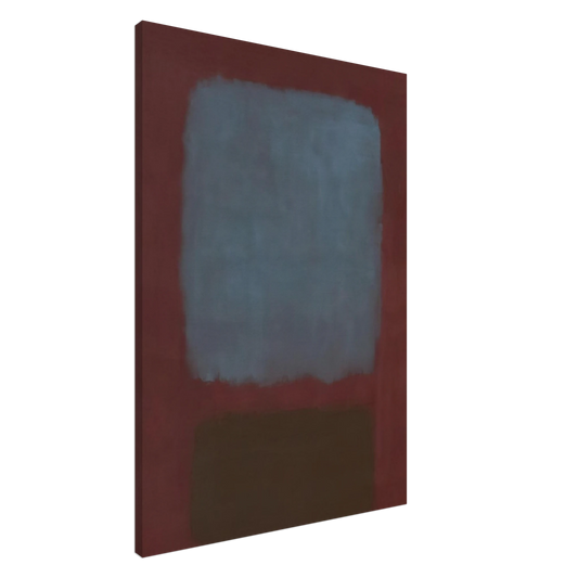 No. 37No. 19 Slate Blue and Brown on Plum - 1958 Canvas | Mark Rothko Canvas | Rothko Prints