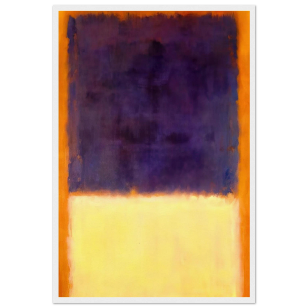 Red, Orange, Tan and Purple - 1954 Framed Poster | Mark Rothko Framed Prints Wall Art | Rothko Prints