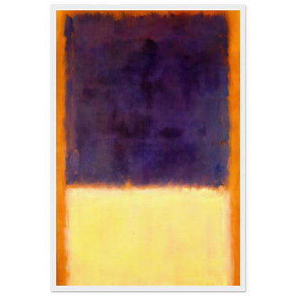 Red, Orange, Tan and Purple - 1954 Framed Poster | Mark Rothko Framed Prints Wall Art | Rothko Prints