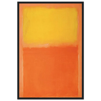 Orange and Yellow - 1956 Framed Poster | Mark Rothko Framed Prints Wall Art | Rothko Prints