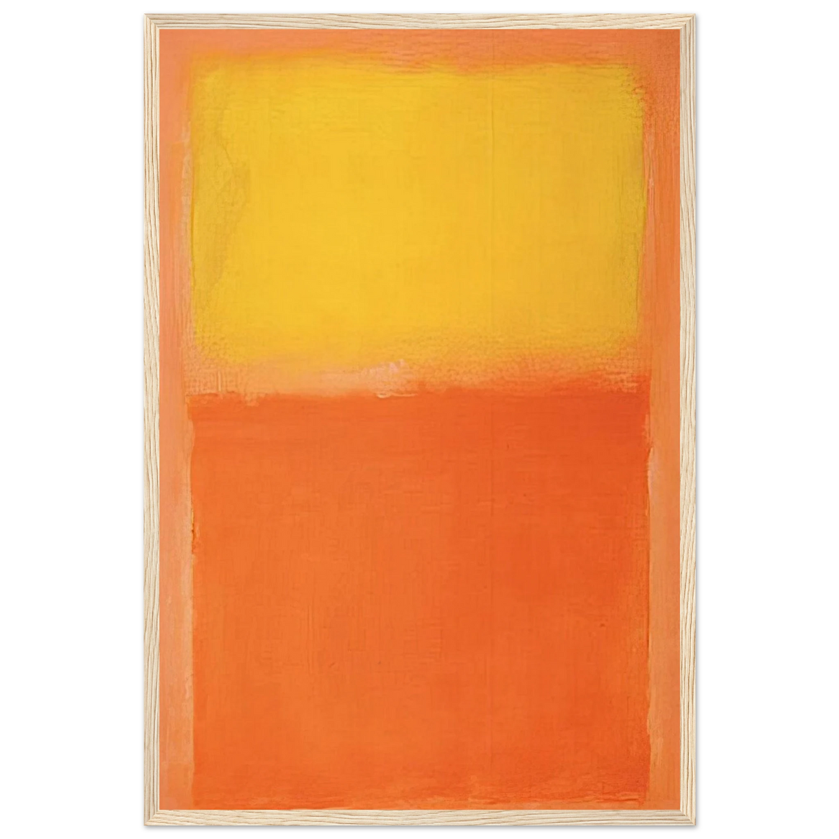 Orange and Yellow - 1956 Framed Poster | Mark Rothko Framed Prints Wall Art | Rothko Prints
