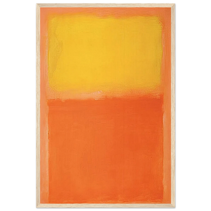 Orange and Yellow - 1956 Framed Poster | Mark Rothko Framed Prints Wall Art | Rothko Prints
