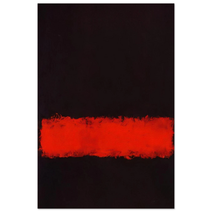 Black, Red and Black - 1968 Poster | Mark Rothko Poster | Rothko Prints