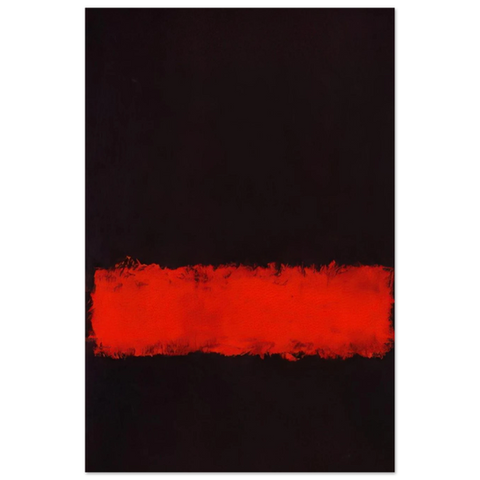 Black, Red and Black - 1968 Poster | Mark Rothko Poster | Rothko Prints