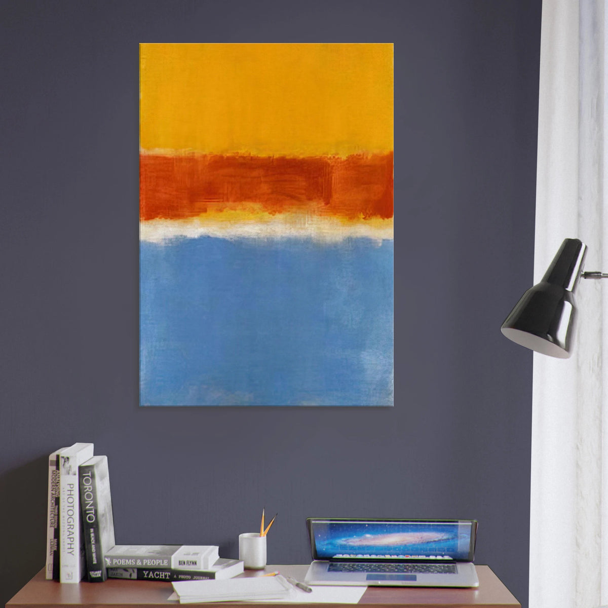 Untitled Yellow, Red and Blue - 1953 Canvas | Mark Rothko Canvas | Rothko Prints