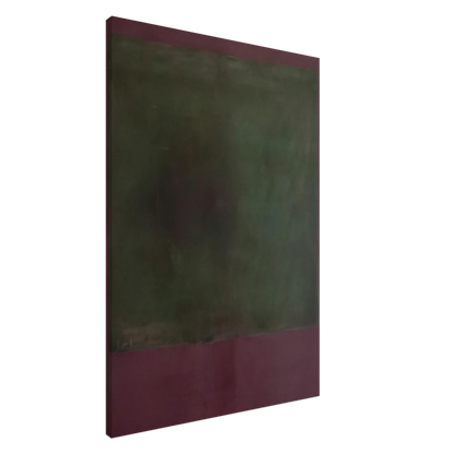 Untitled Green on Maroon - 1961 Canvas | Mark Rothko Canvas | Rothko Prints