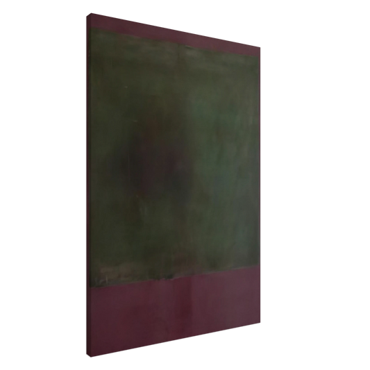 Untitled Green on Maroon - 1961 Canvas | Mark Rothko Canvas | Rothko Prints