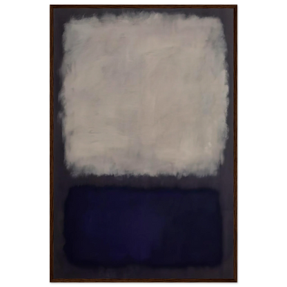 Blue and gray - 1962 Framed Poster | Mark Rothko Framed Prints Wall Art | Rothko Prints