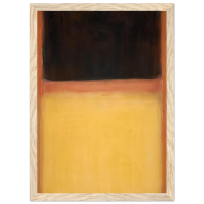 No.9 Dark over Light Earth - 1954 Framed Poster | Mark Rothko Framed Prints Wall Art | Rothko Prints