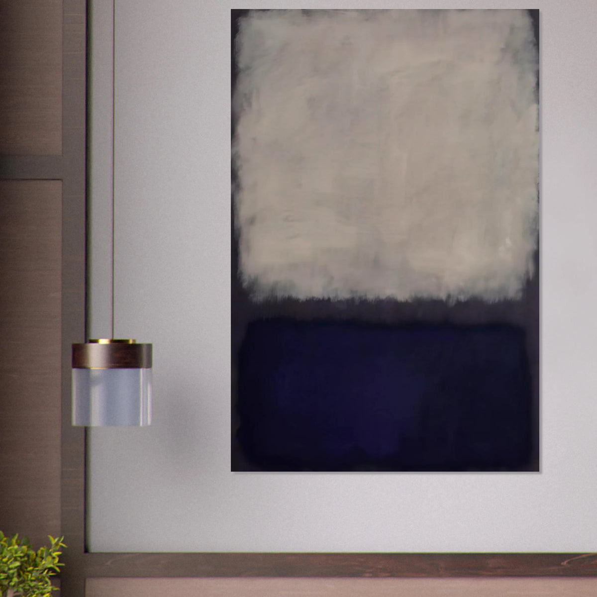 Blue and gray - 1962 Poster | Mark Rothko Poster | Rothko Prints