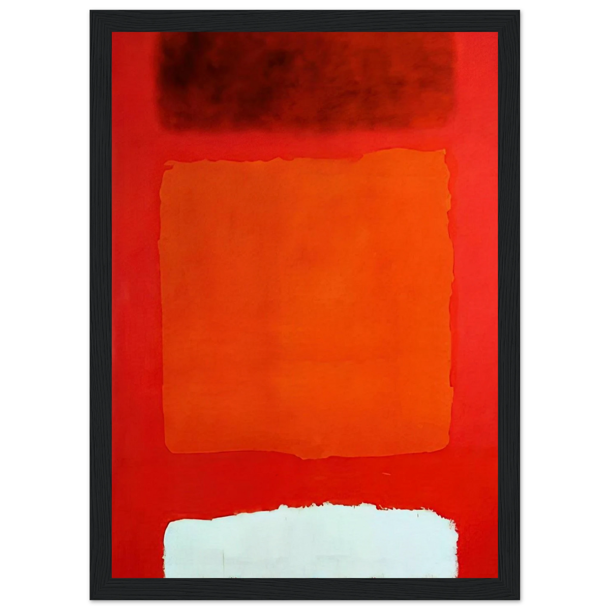 Red, White, and Brown - 1957 Framed Poster | Mark Rothko Framed Prints Wall Art | Rothko Prints