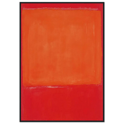 Ochre and Red on Red - 1957 Framed Poster | Mark Rothko Framed Prints Wall Art | Rothko Prints