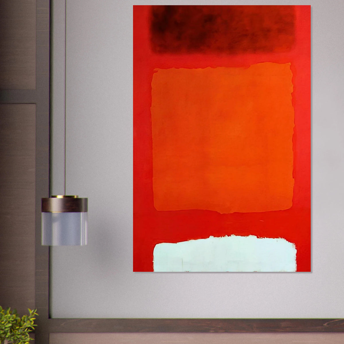 Red, White, and Brown - 1957 Poster | Mark Rothko Poster | Rothko Prints