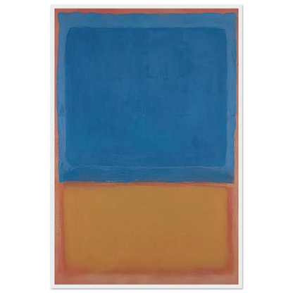 Untitled Red, Blue, Orange - 1955 Framed Poster | Mark Rothko Framed Prints Wall Art | Rothko Prints