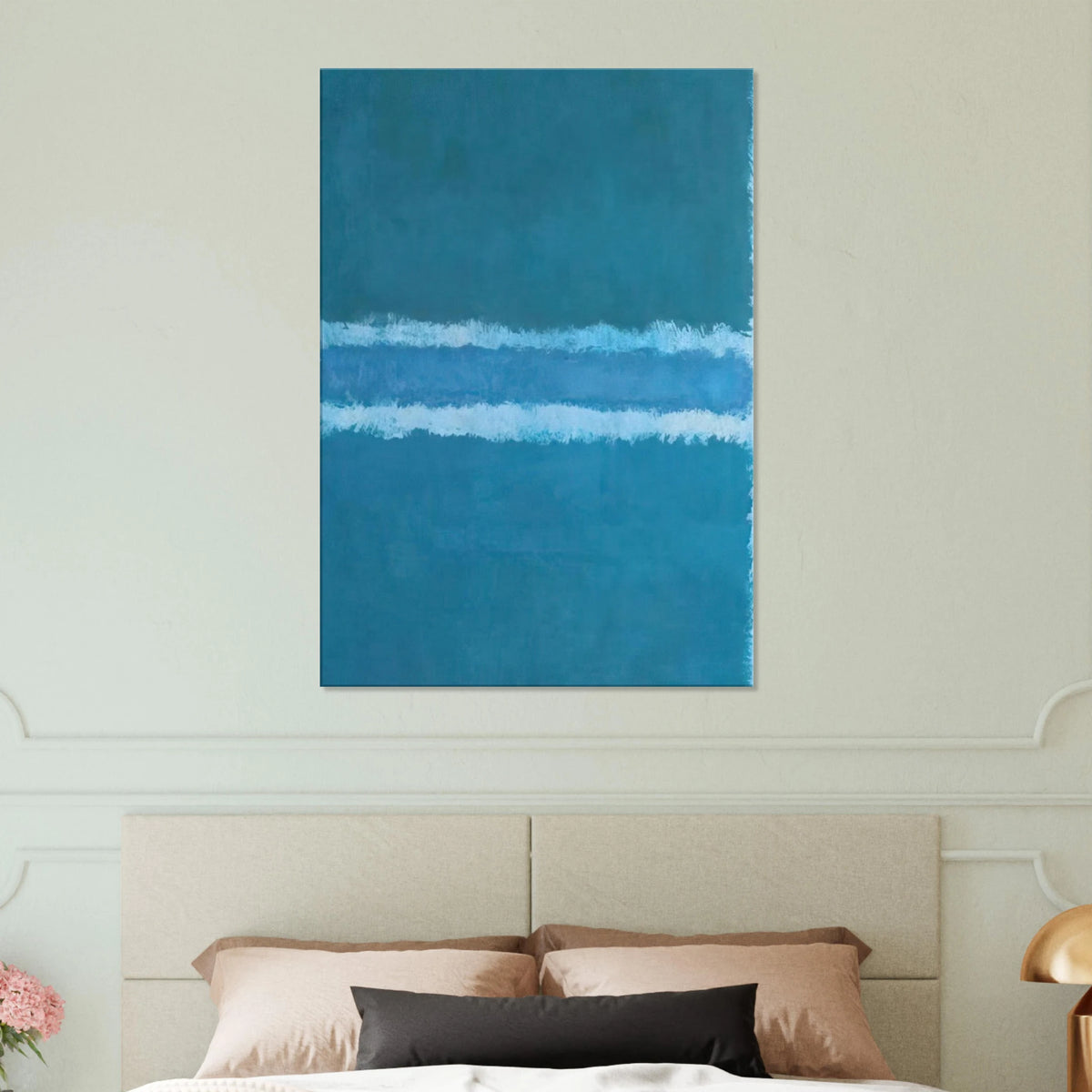 Untitled Blue Divided by Blue - 1966 Canvas | Mark Rothko Canvas | Rothko Prints