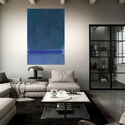 Untitled Green on Blue - 1968 Poster | Mark Rothko Poster | Rothko Prints