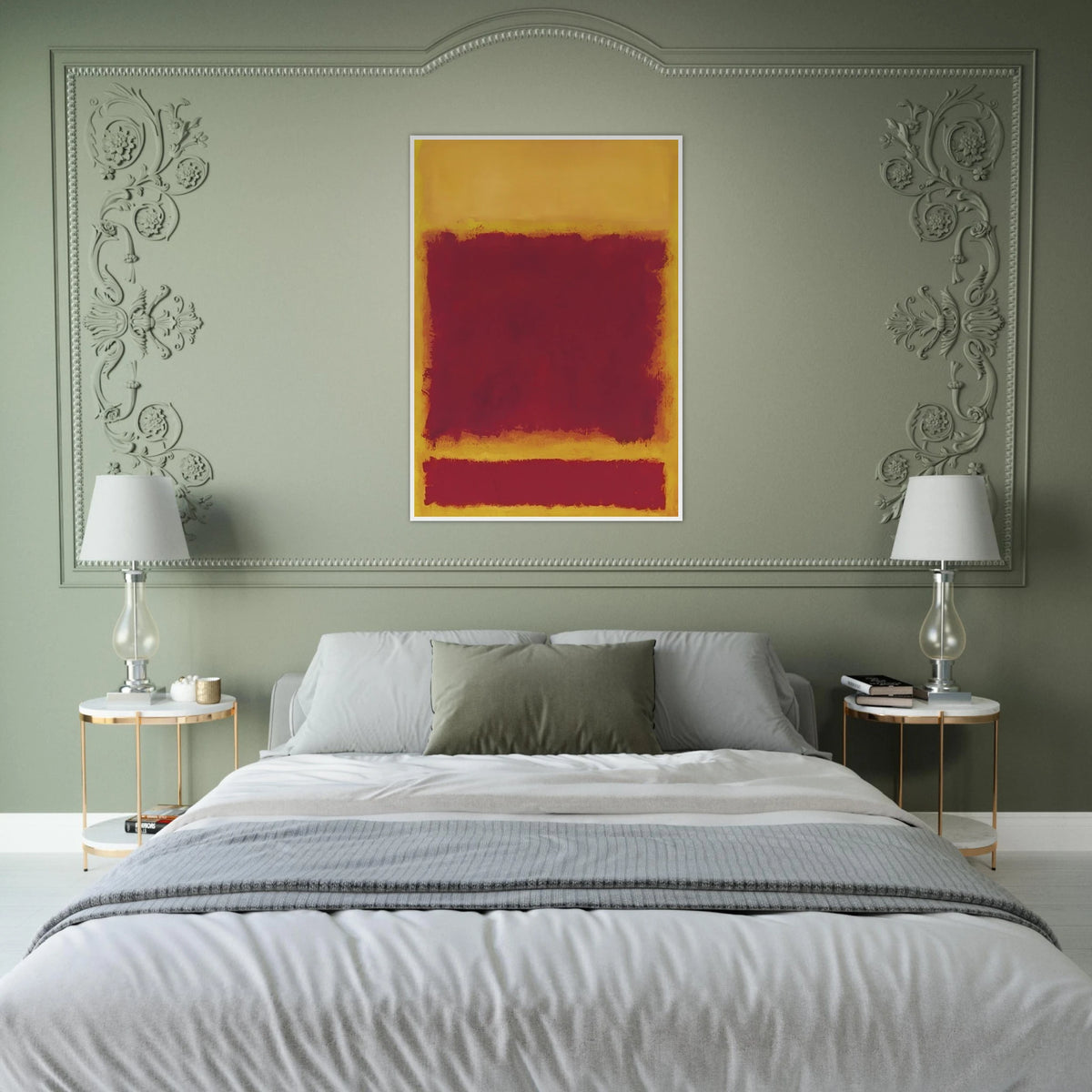 Composition - 1958 Framed Poster | Mark Rothko Framed Prints Wall Art | Rothko Prints
