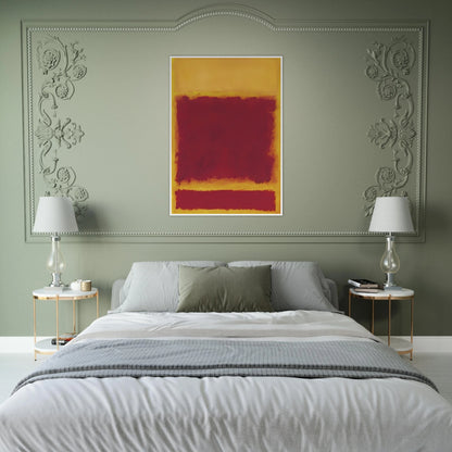Composition - 1958 Framed Poster | Mark Rothko Framed Prints Wall Art | Rothko Prints