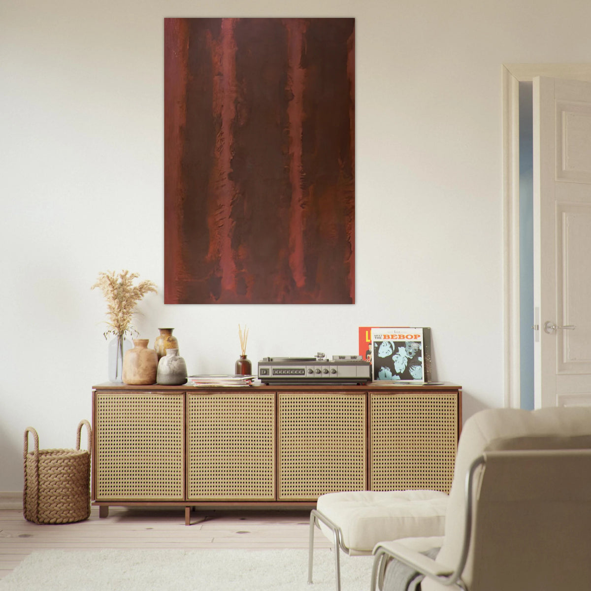 Black on Maroon - 1958 Poster | Mark Rothko Poster | Rothko Prints
