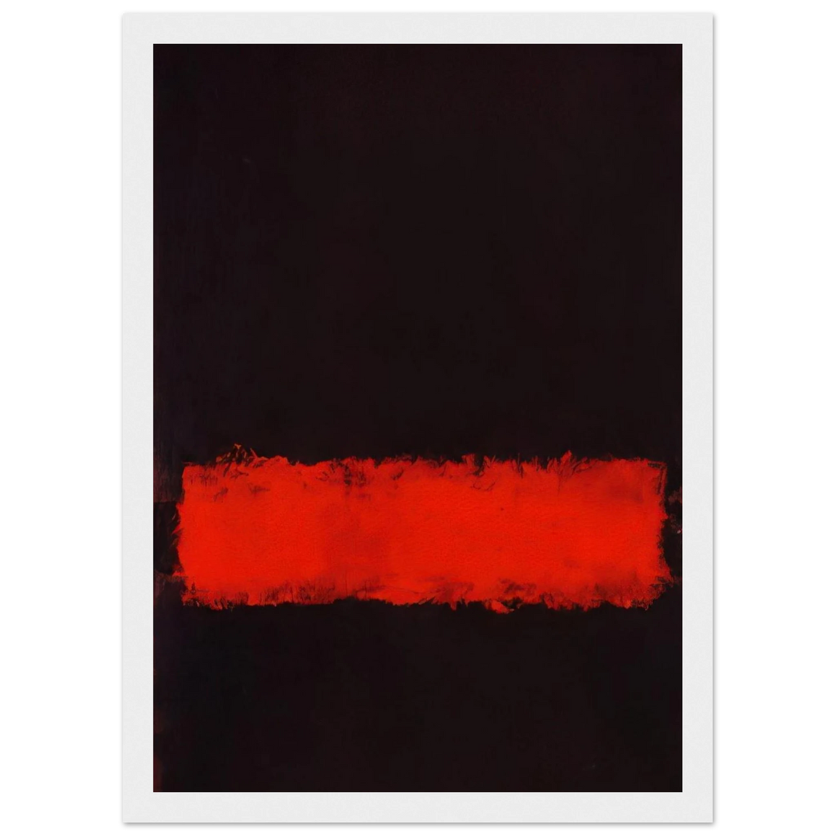 Black, Red and Black - 1968 Framed Poster | Mark Rothko Framed Prints Wall Art | Rothko Prints