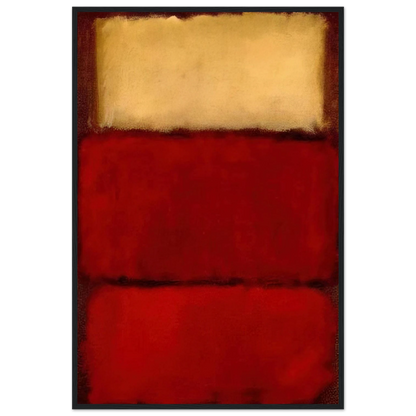 Red - 1964 Framed Poster | Mark Rothko Framed Prints Wall Art | Rothko Prints