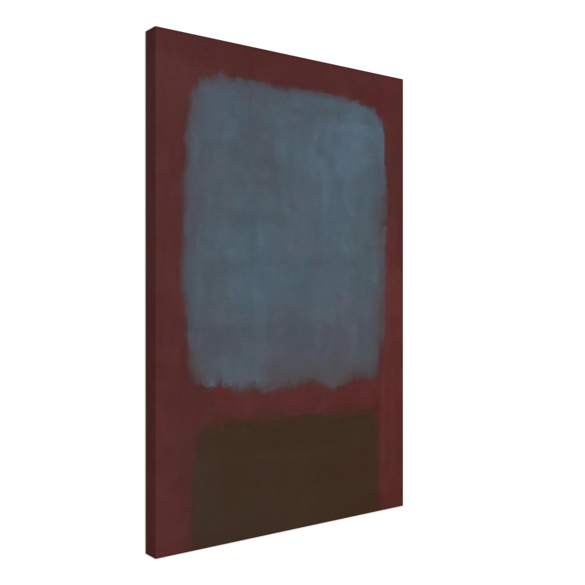 No. 37No. 19 Slate Blue and Brown on Plum - 1958 Canvas | Mark Rothko Canvas | Rothko Prints