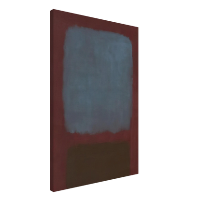 No. 37No. 19 Slate Blue and Brown on Plum - 1958 Canvas | Mark Rothko Canvas | Rothko Prints