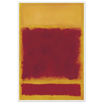 Composition - 1958 Framed Poster | Mark Rothko Framed Prints Wall Art | Rothko Prints