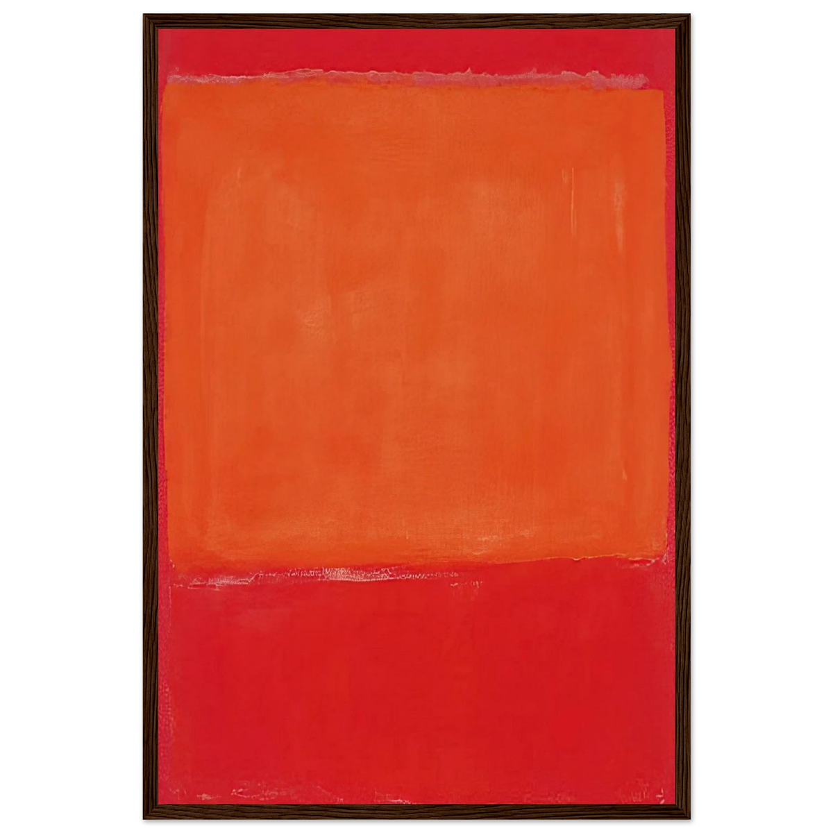 Ochre and Red on Red - 1957 Framed Poster | Mark Rothko Framed Prints Wall Art | Rothko Prints