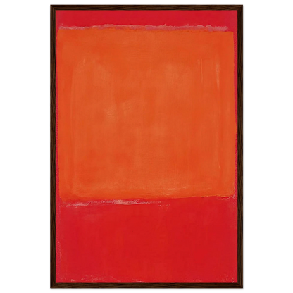 Ochre and Red on Red - 1957 Framed Poster | Mark Rothko Framed Prints Wall Art | Rothko Prints