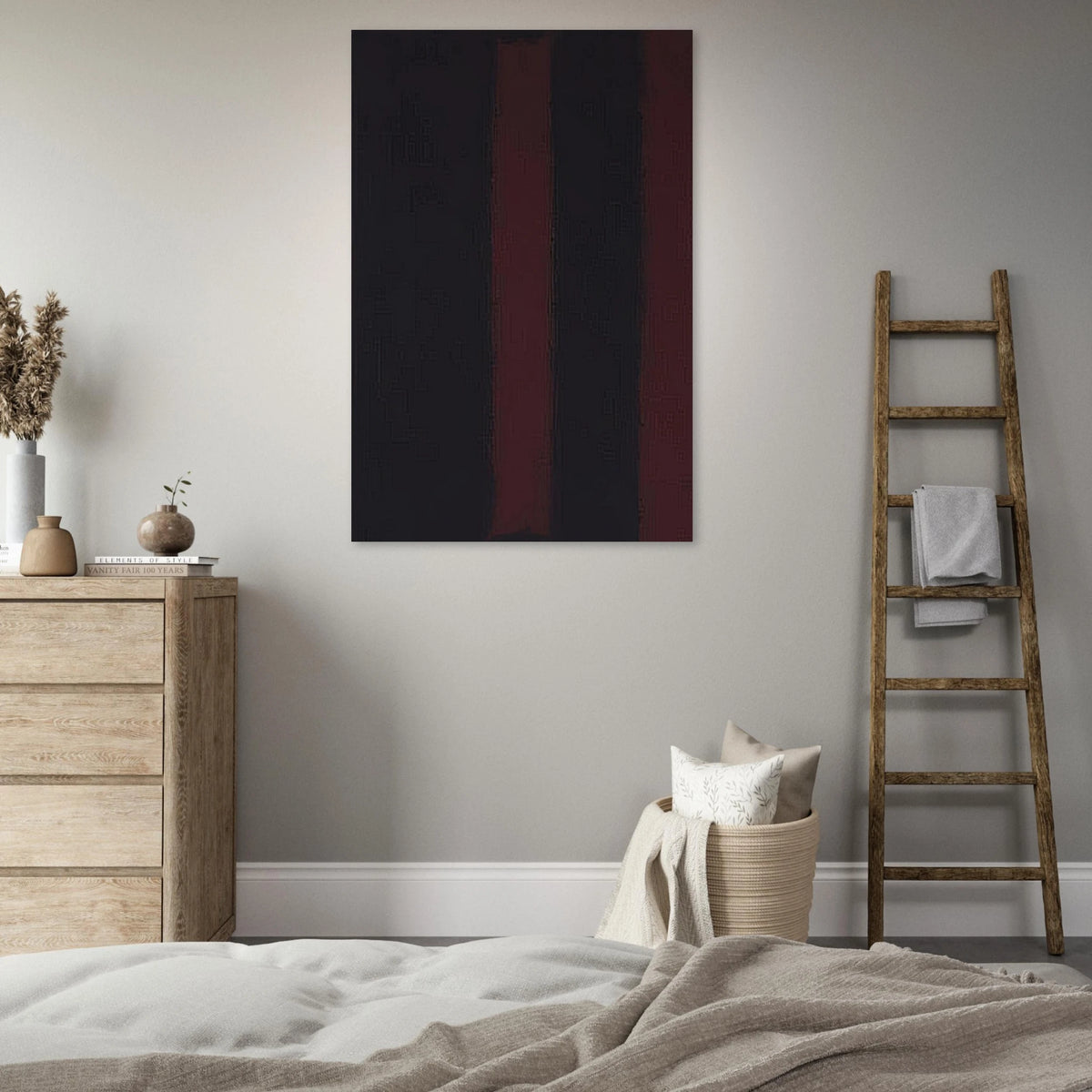 Black on Maroon - 1959 Poster | Mark Rothko Poster | Rothko Prints