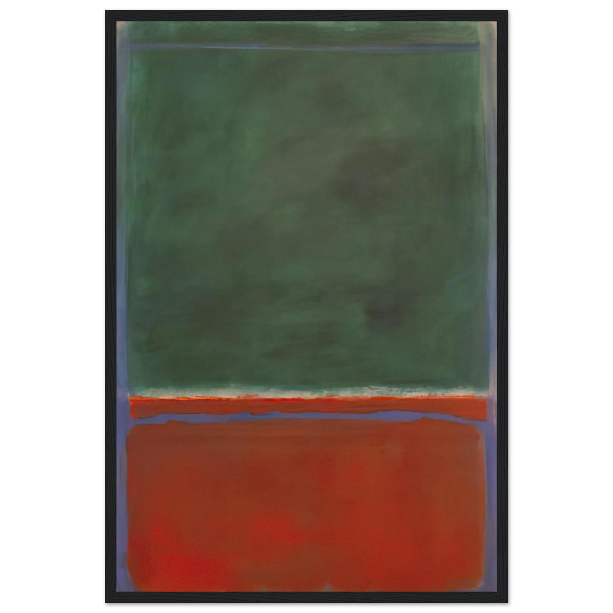 Green and Maroon - 1953 Framed Poster | Mark Rothko Framed Prints Wall Art | Rothko Prints