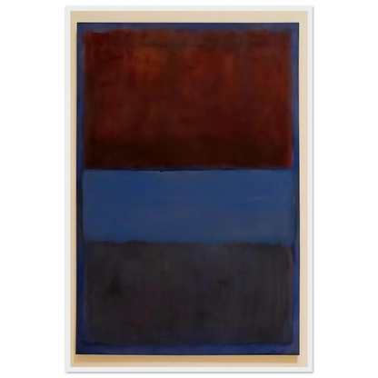 No.61 Rust and Blue - 1953 Framed Poster | Mark Rothko Framed Prints Wall Art | Rothko Prints