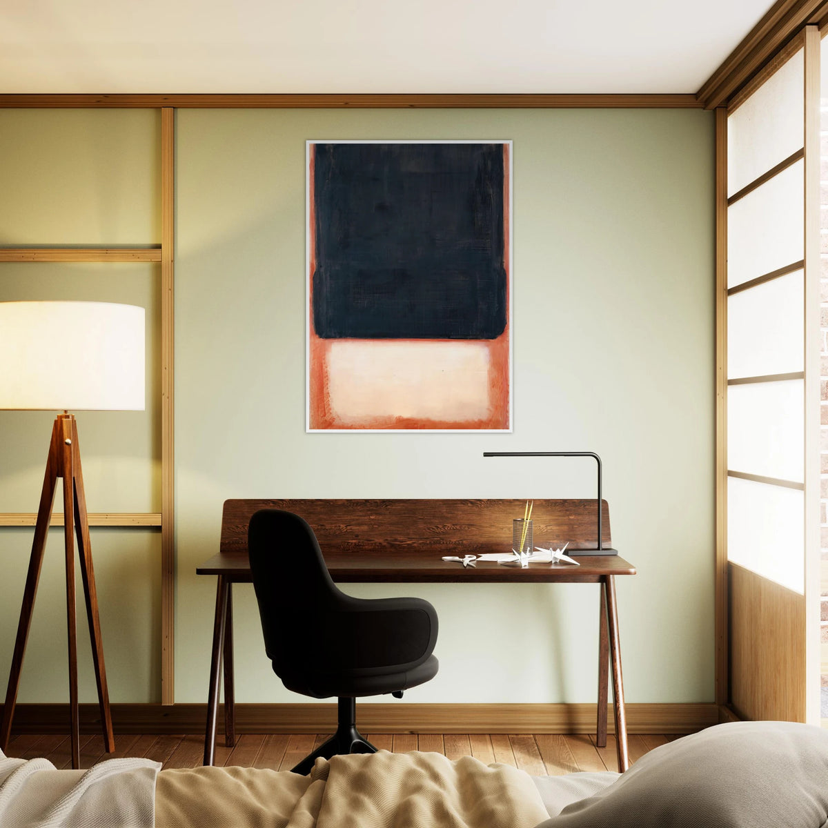 No. 7 Dark Over Light - 1954 Framed Poster | Mark Rothko Framed Prints Wall Art | Rothko Prints