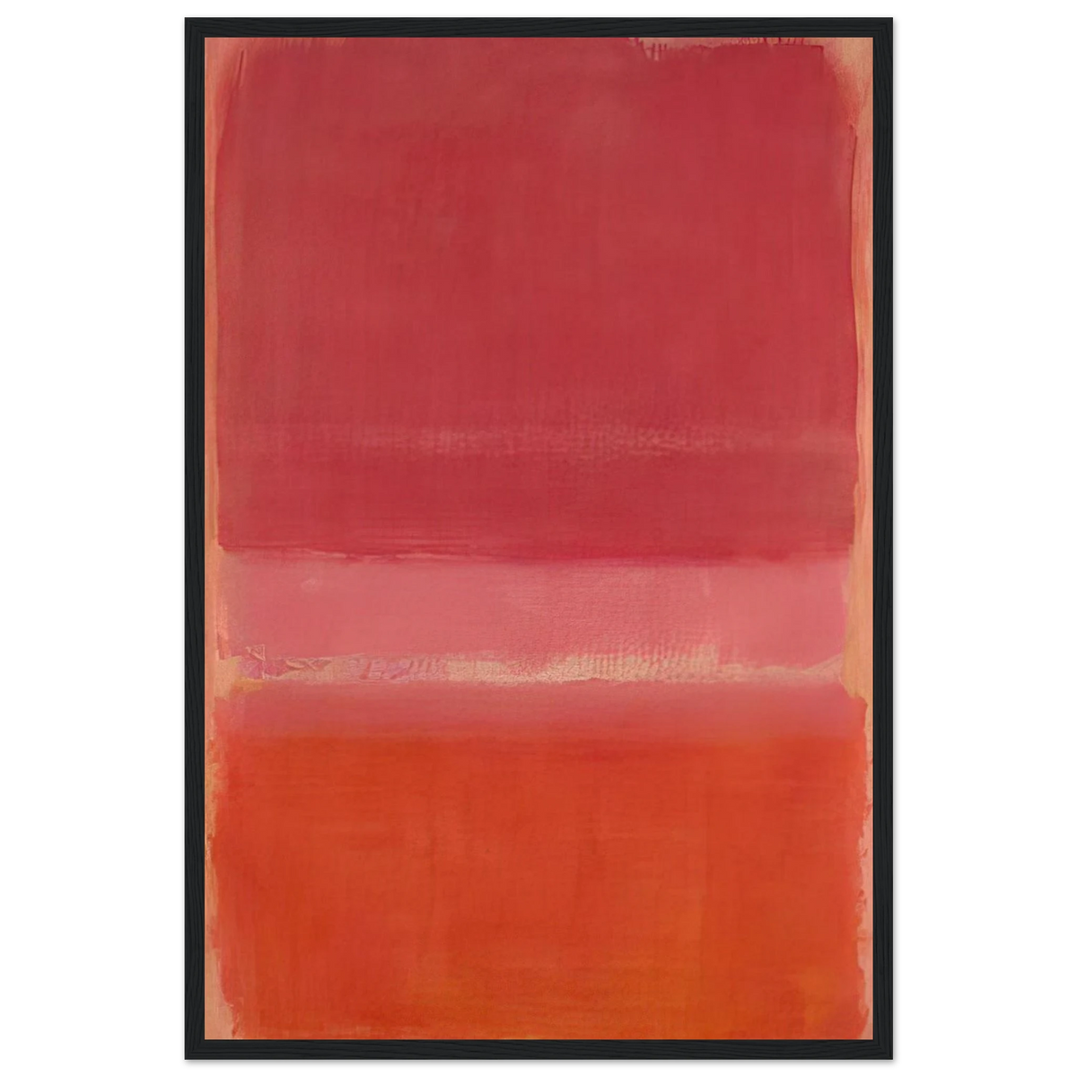 Untitled Red - 1956 Framed Poster | Mark Rothko Framed Prints Wall Art | Rothko Prints
