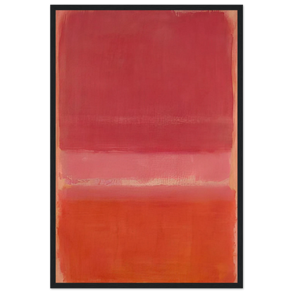 Untitled Red - 1956 Framed Poster | Mark Rothko Framed Prints Wall Art | Rothko Prints