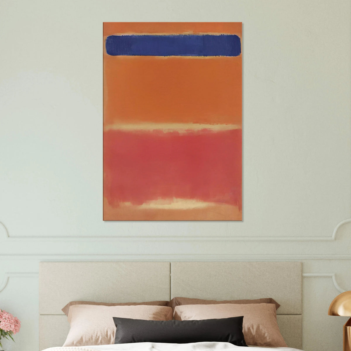Blue Over Red - 1953 Canvas | Mark Rothko Canvas | Rothko Prints