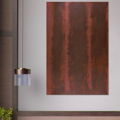 Black on Maroon - 1958 Poster | Mark Rothko Poster | Rothko Prints