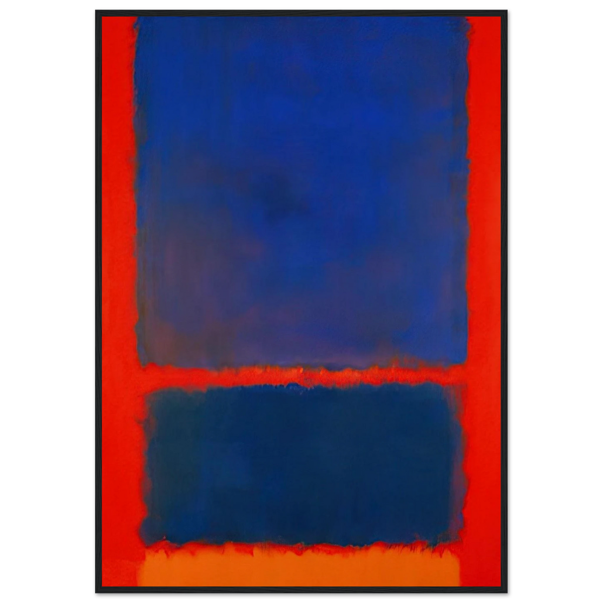Blue, Orange, Red - 1961 Framed Poster | Mark Rothko Framed Prints Wall Art | Rothko Prints