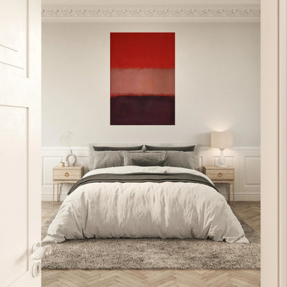 No. 46 Black, Ochre, Red Over Red - 1957 Canvas | Mark Rothko Canvas | Rothko Prints