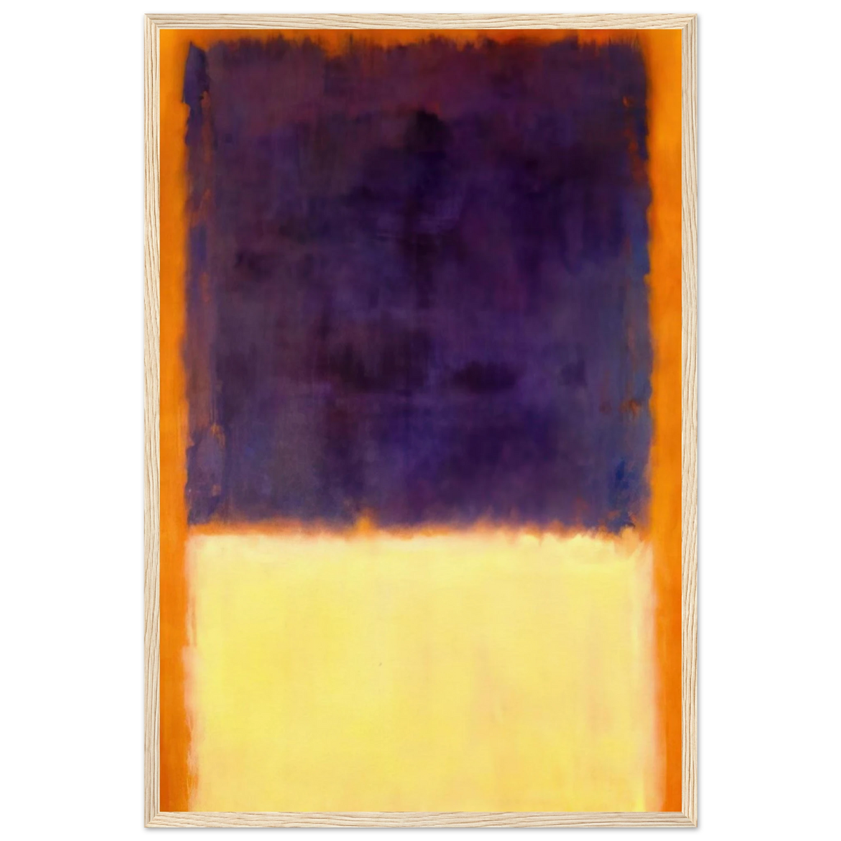 Red, Orange, Tan and Purple - 1954 Framed Poster | Mark Rothko Framed Prints Wall Art | Rothko Prints