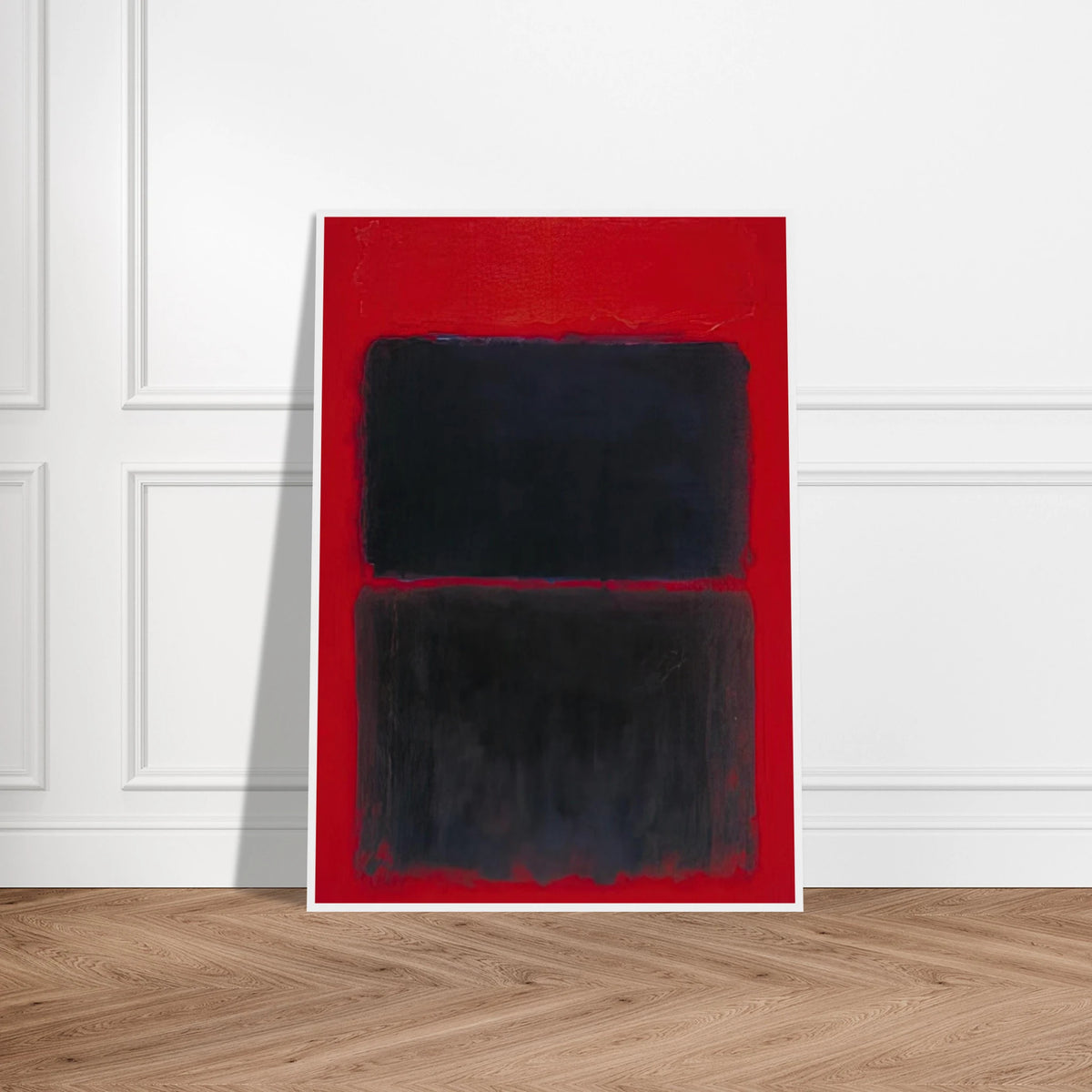 Light Red Over Black - 1957 Framed Poster | Mark Rothko Framed Prints Wall Art | Rothko Prints