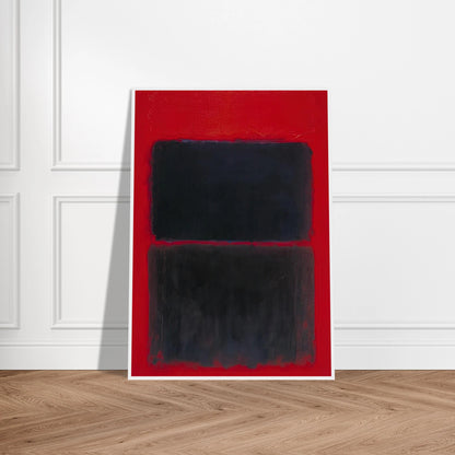 Light Red Over Black - 1957 Framed Poster | Mark Rothko Framed Prints Wall Art | Rothko Prints