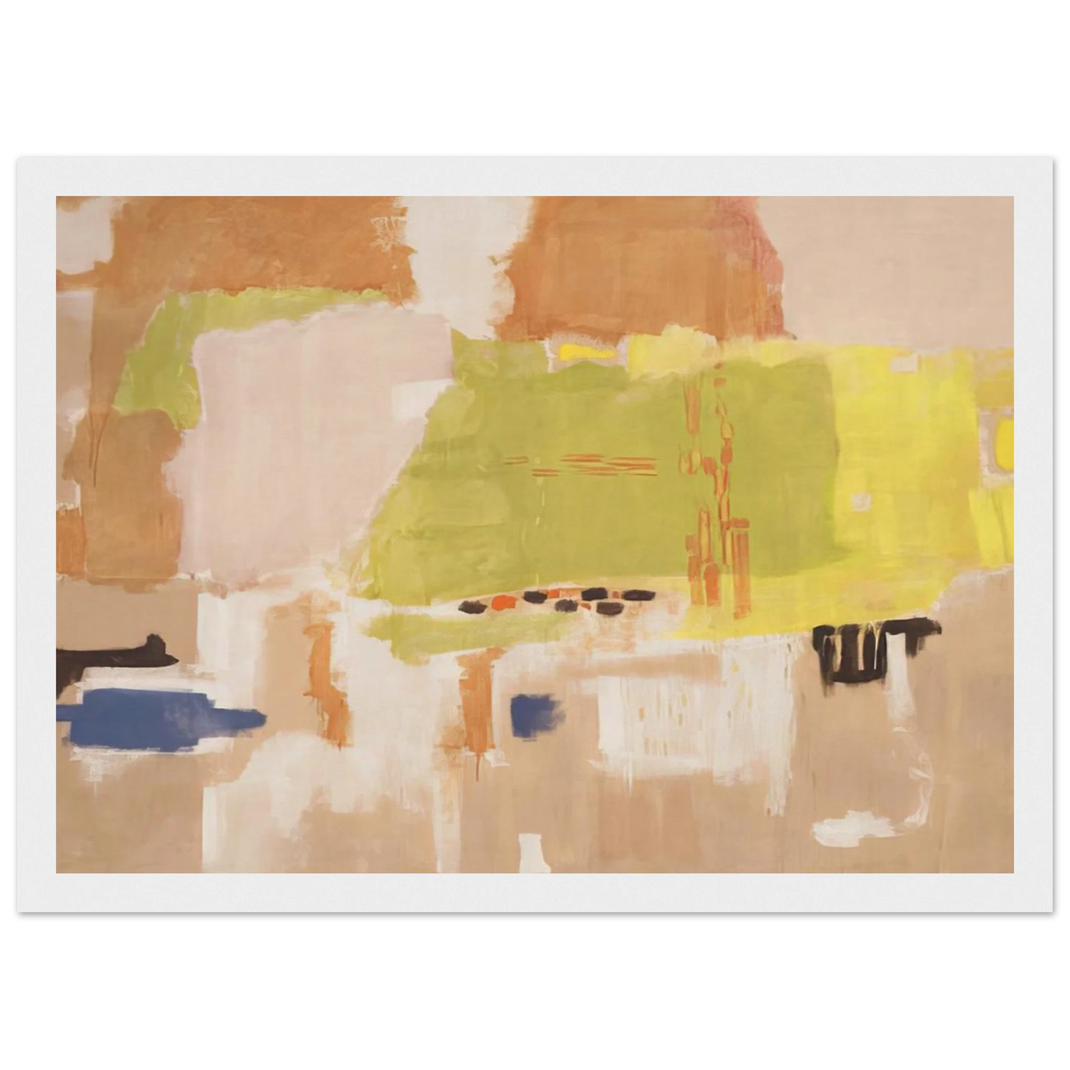 No.1 Untitled - 1948 Framed Poster | Mark Rothko Framed Prints Wall Art | Rothko Prints