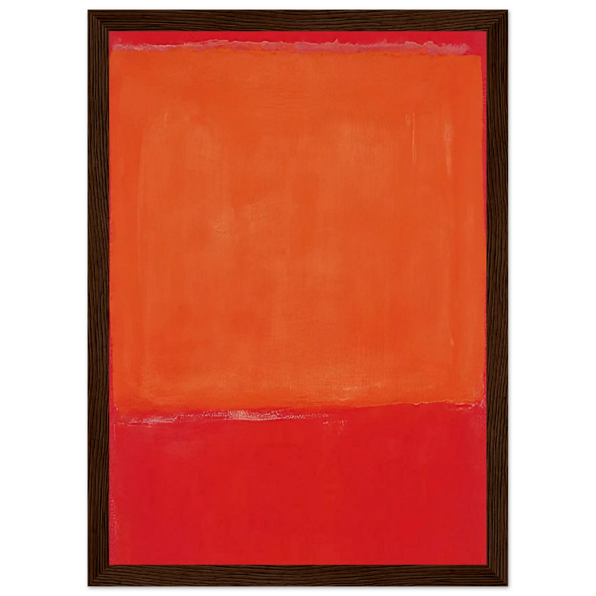 Ochre and Red on Red - 1957 Framed Poster | Mark Rothko Framed Prints Wall Art | Rothko Prints