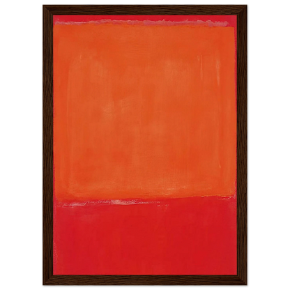 Ochre and Red on Red - 1957 Framed Poster | Mark Rothko Framed Prints Wall Art | Rothko Prints