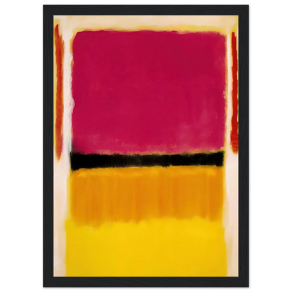 Violet, Black, Orange, Yellow on White and Red - 1949 Framed Poster | Mark Rothko Framed Prints Wall Art | Rothko Prints