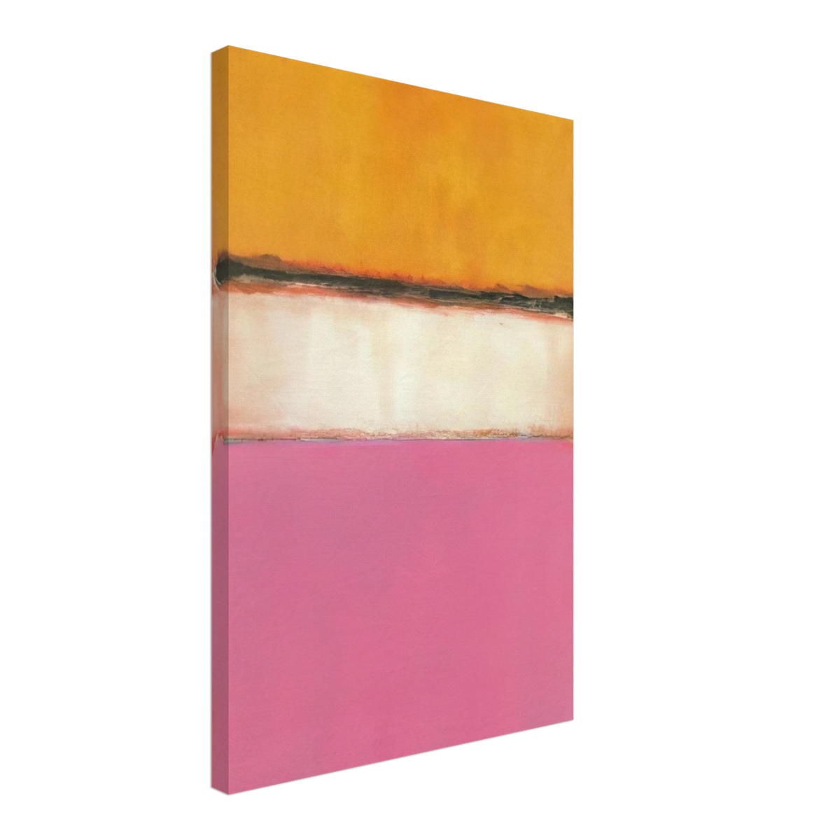 White Center Yellow, Pink and Lavender on Rose - 1950 Canvas | Mark Rothko Canvas | Rothko Prints