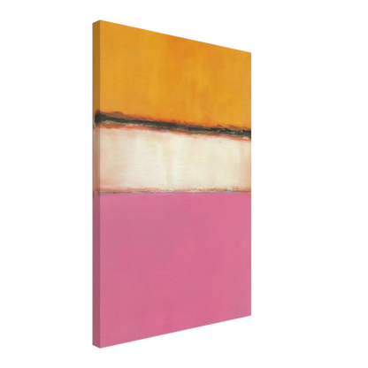 White Center Yellow, Pink and Lavender on Rose - 1950 Canvas | Mark Rothko Canvas | Rothko Prints