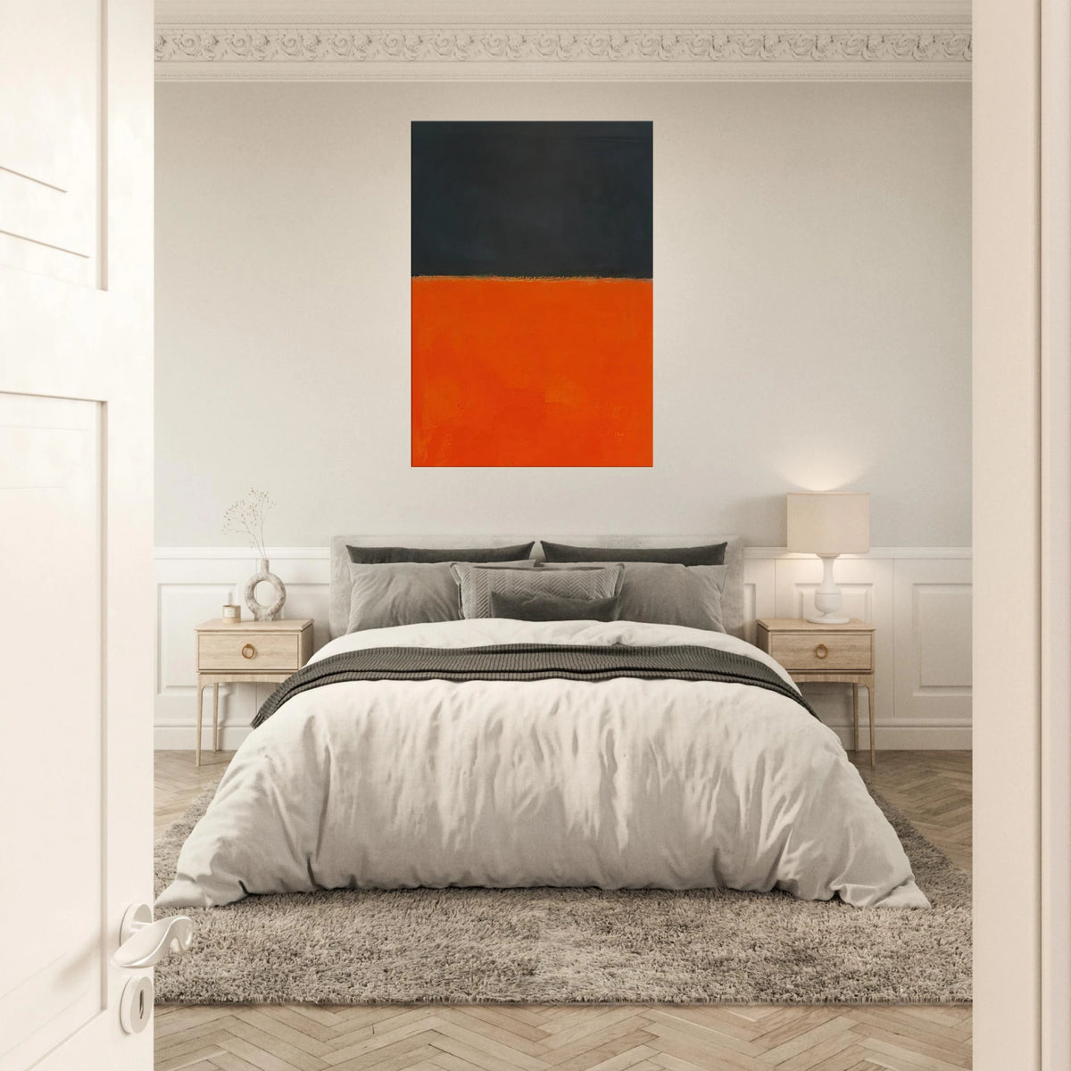 Green and Tangerine on Red - 1956 Canvas | Mark Rothko Canvas | Rothko Prints